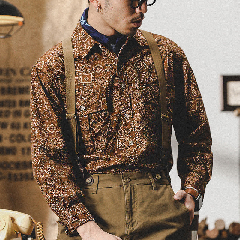 Traff Camisa Retro Floral Spirit