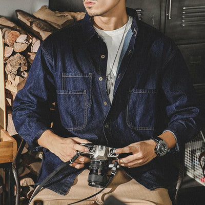 CAMISA DE DENIM Traff NORM