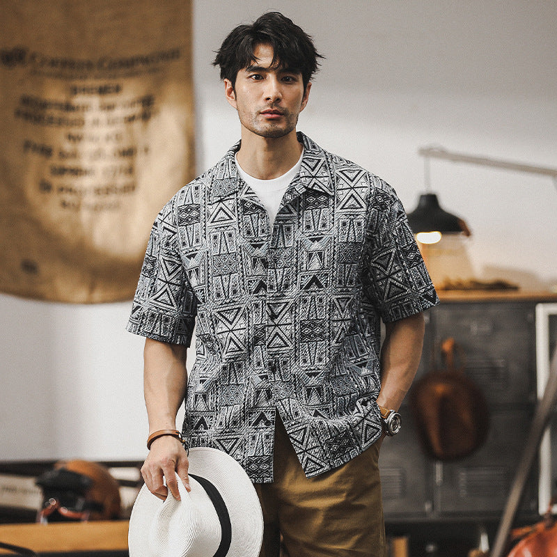Camisa de Patrón Tribal Traff