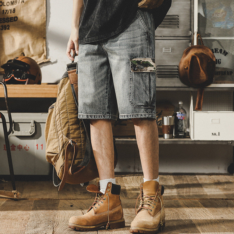 Traff Shadow Cargo Denim Short