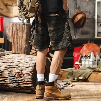 Traff Pantalones Cortos de Sombra del Ejército