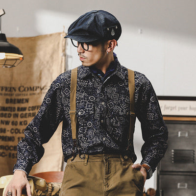 Traff Camisa Retro Floral Spirit