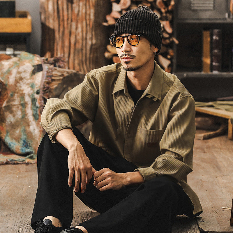 Traff Olive Supply Camisa