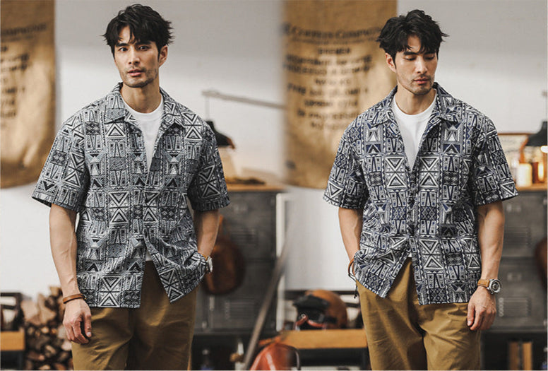 Camisa de Patrón Tribal Traff