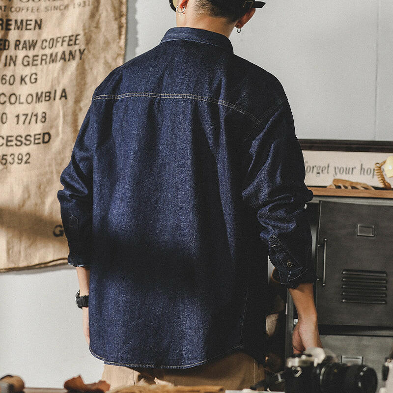 CAMISA DE DENIM Traff NORM