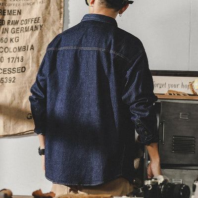 CAMISA DE DENIM Traff NORM