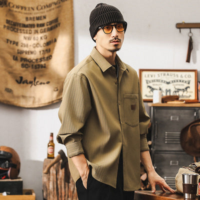 Traff Olive Supply Camisa
