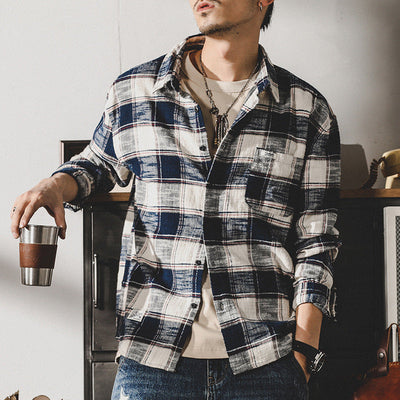 Camisa Traff Royal Grid