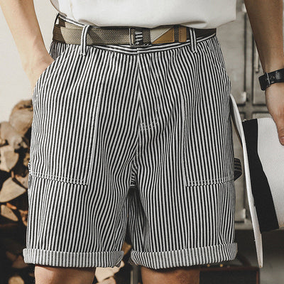 Traff Pantalones Cortos Rayados Drift