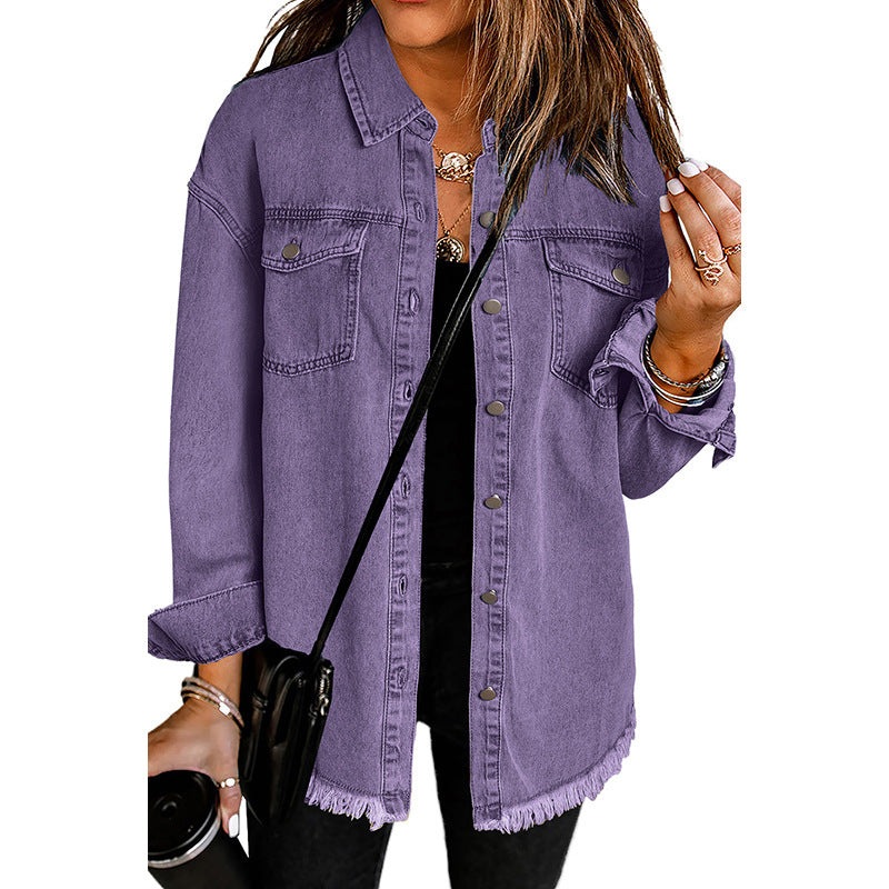 CAMISA DE DENIM Traff ALASTRA