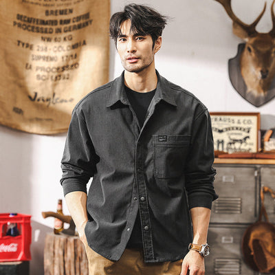 Traff Camisa Gris Oscuro
