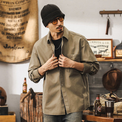 Traff Hillcore Oliva Camisa