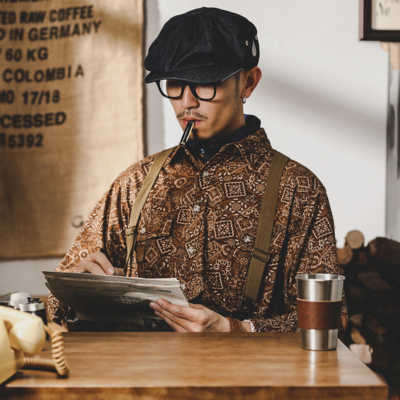 Traff Camisa Retro Floral Spirit