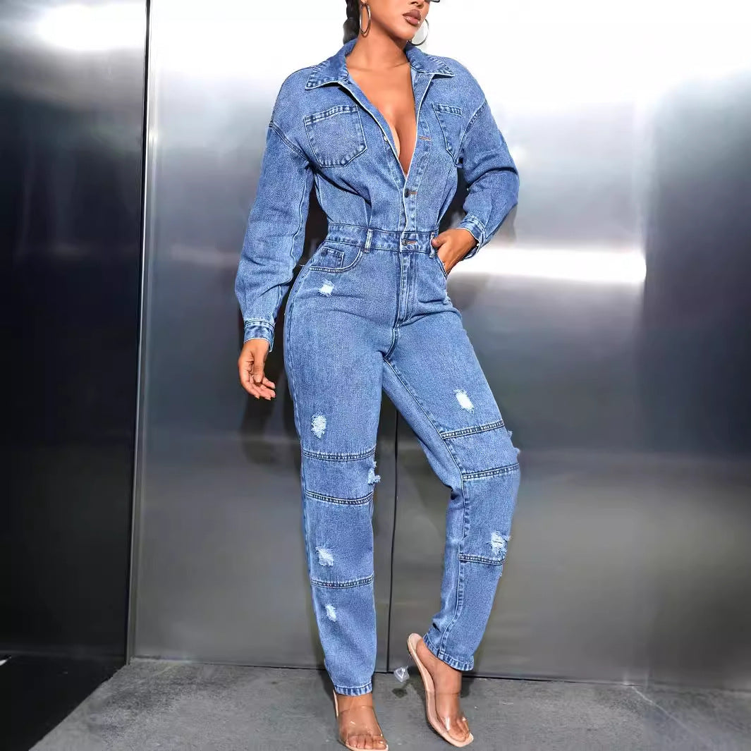 Traff VOVA DENIM OVERALL