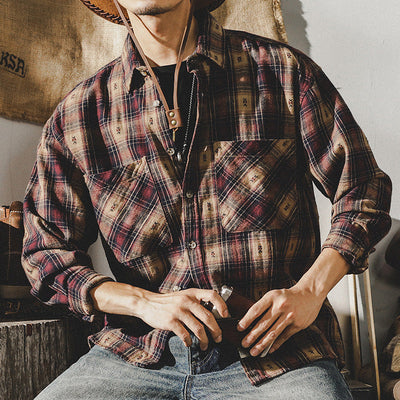 Camisa Traff Lumber Stone