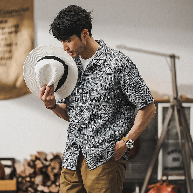 Camisa de Patrón Tribal Traff