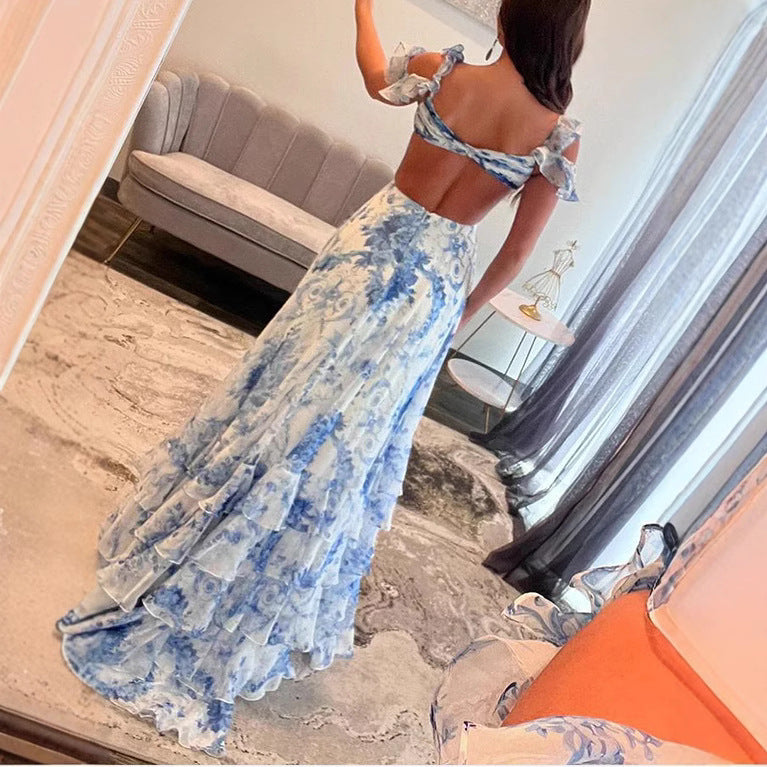 Vestido de Verano con Escote en la Espalda Traff Leolina