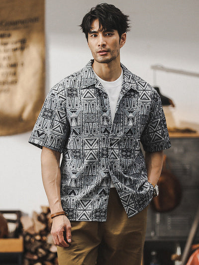 Camisa de Patrón Tribal Traff