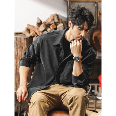 Traff Camisa Gris Oscuro