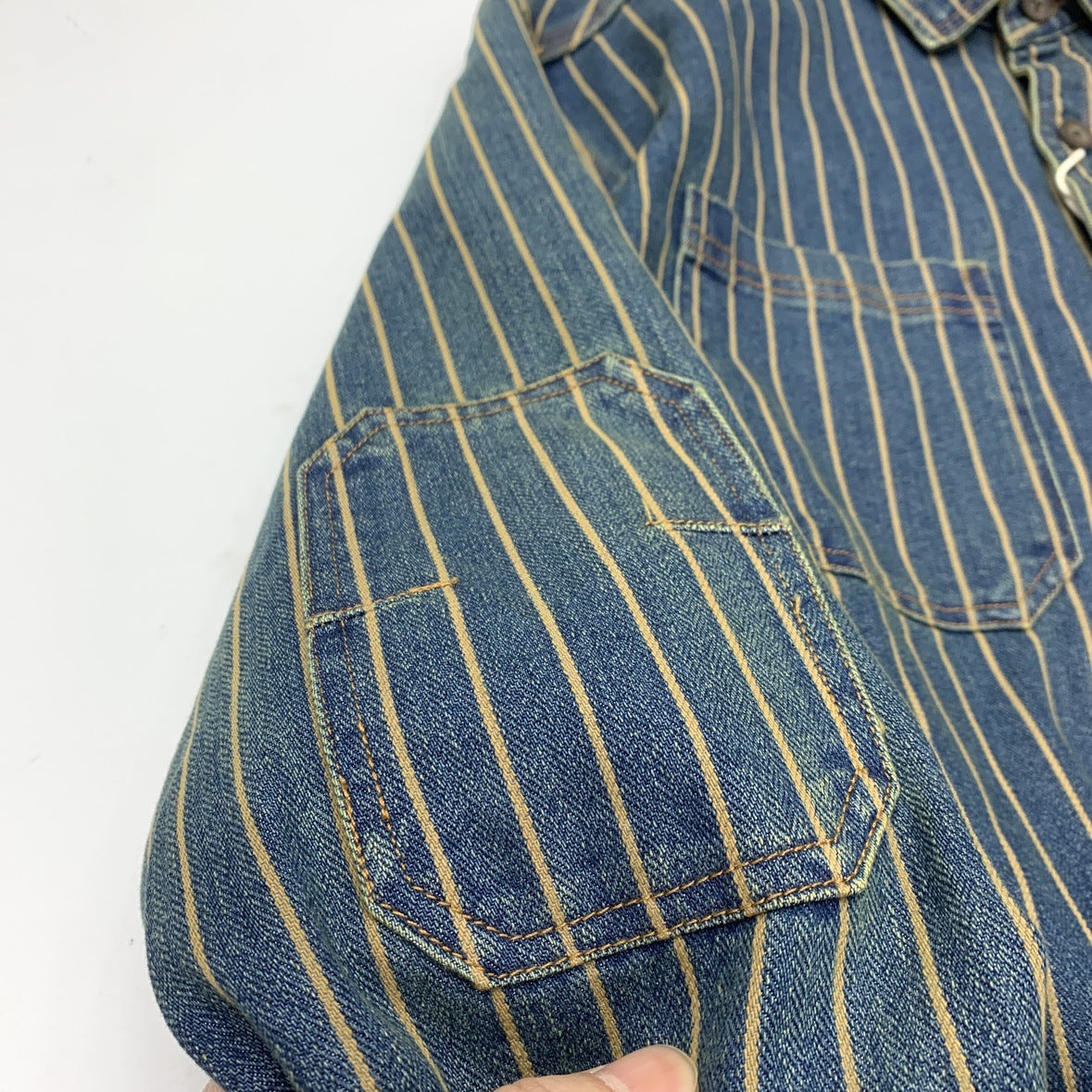 Camisa Traff Blue Grid Retro Fit