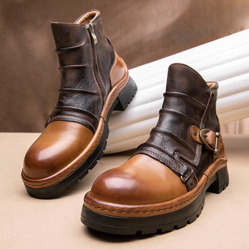 BOTAS DE MOTO RETRO HARLEY Traff