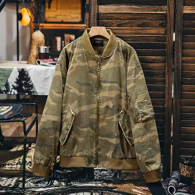 CHAQUETA BOMBER CAMUFLADA Traff