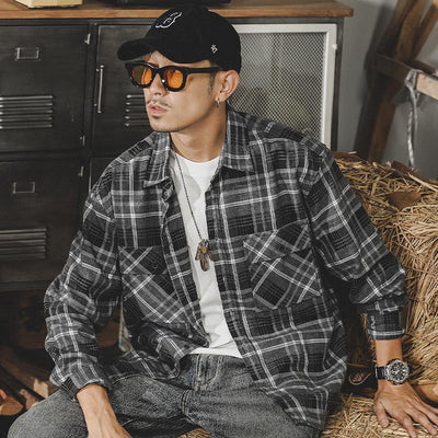 Camisa Traff Grid Fade