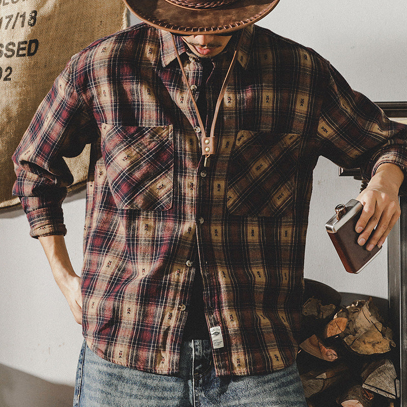 Camisa Traff Lumber Stone