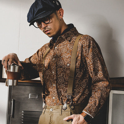 Traff Camisa Retro Floral Spirit