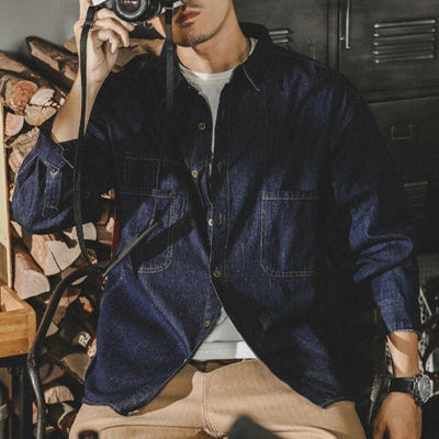 CAMISA DE DENIM Traff NORM