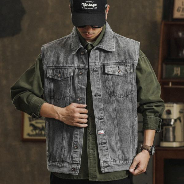 CHALECO DE DENIM Traff
