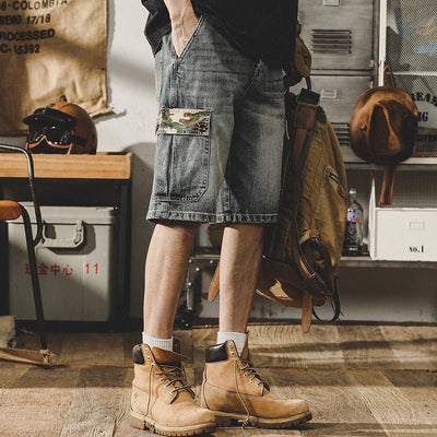 Traff Shadow Cargo Denim Short