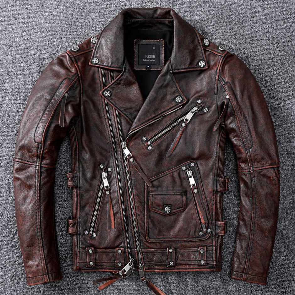 CHAQUETA DE CUERO Traff BRAWTA DECO