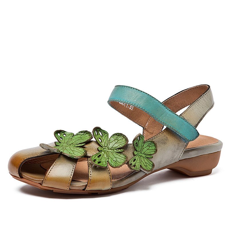 Sandaleta de Cuero Traff Milano