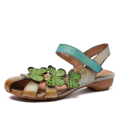 Sandaleta de Cuero Traff Milano