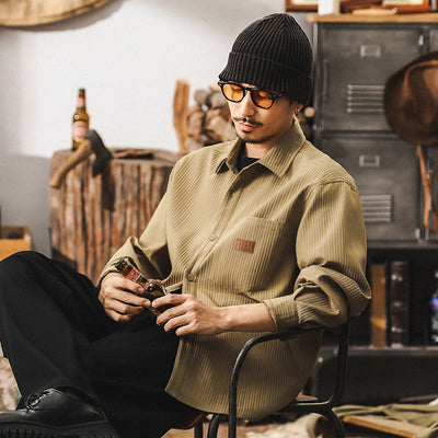 Traff Olive Supply Camisa