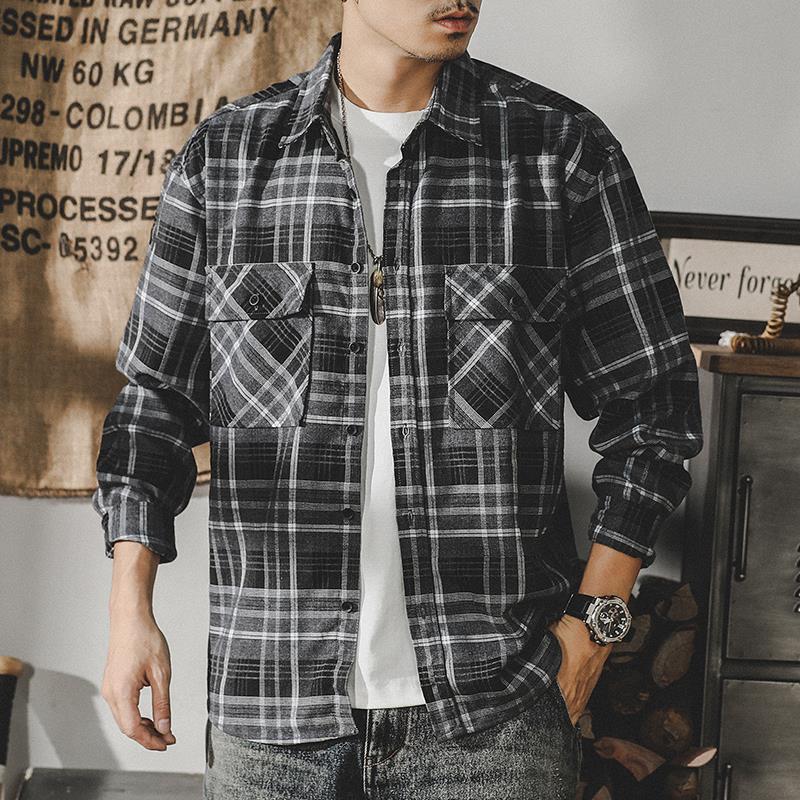Camisa Traff Grid Fade