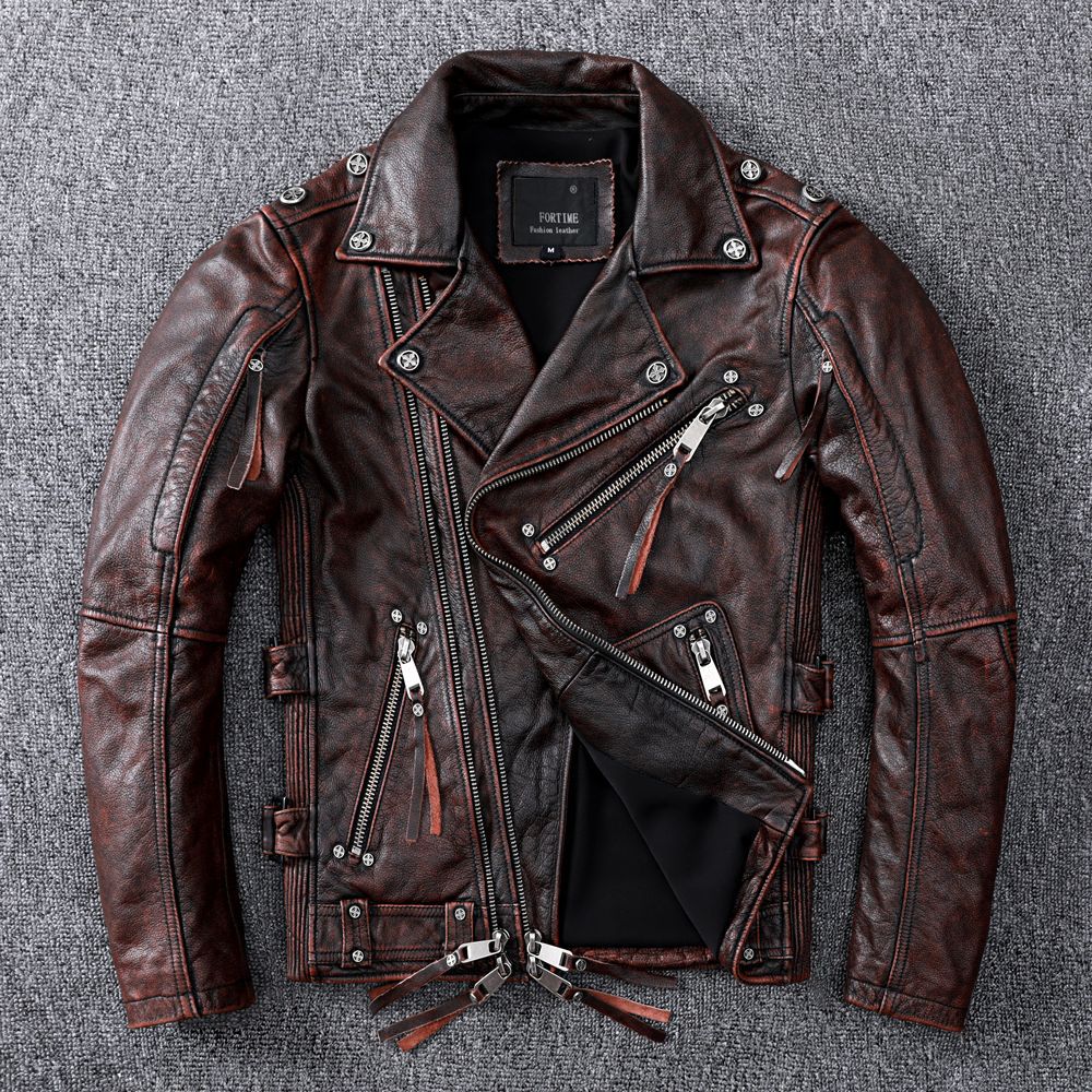 CHAQUETA DE CUERO Traff BRAWTA DECO