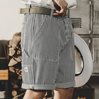 Traff Pantalones Cortos Rayados Drift