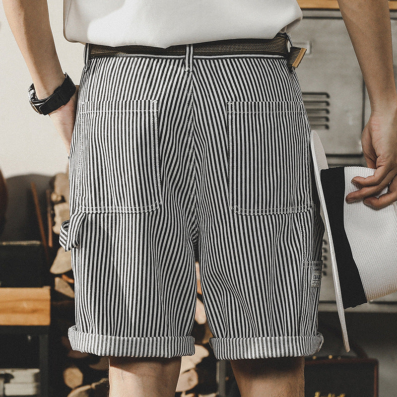 Traff Pantalones Cortos Rayados Drift