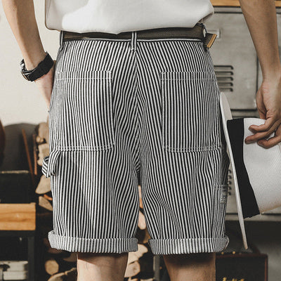 Traff Pantalones Cortos Rayados Drift
