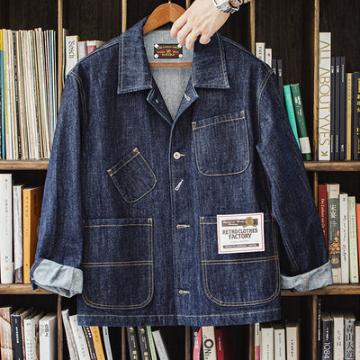 ABRIGO DE DENIM Traff CON 4 BOLSILLOS