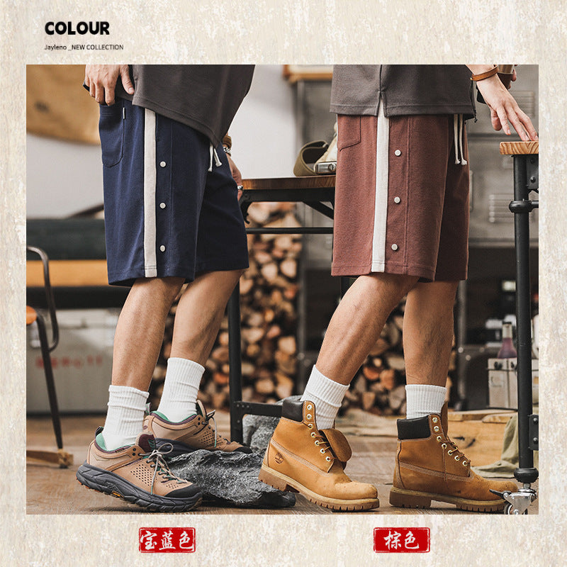 Traff Pantalones Cortos de Dos Tonos