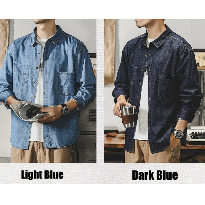 CAMISA DE DENIM Traff NORM