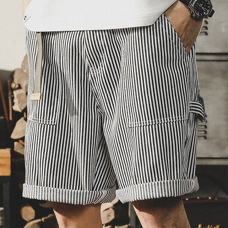 Traff Pantalones Cortos Rayados Drift
