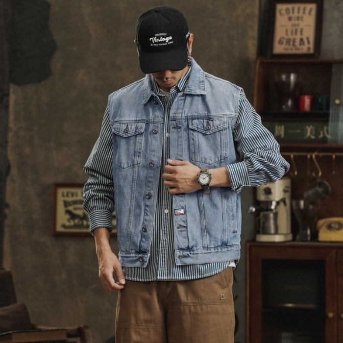 CHALECO DE DENIM Traff