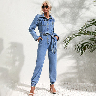 Traff NORA DENIM OVERALL