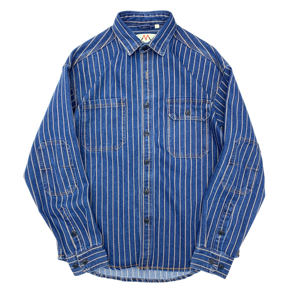 Camisa Traff Blue Grid Retro Fit