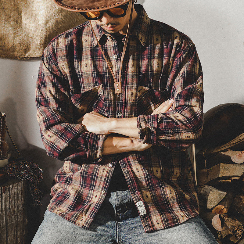 Camisa Traff Lumber Stone
