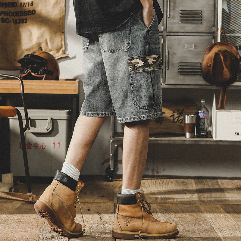 Traff Shadow Cargo Denim Short